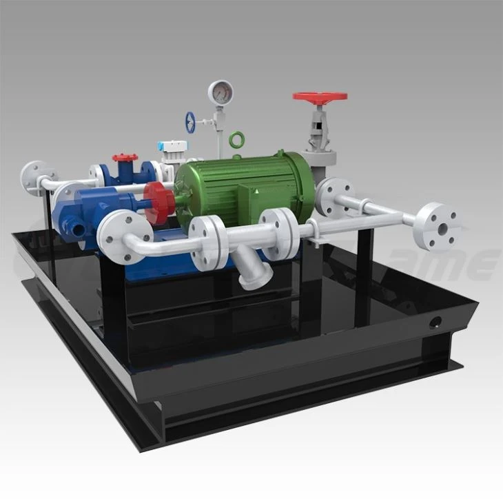 Burner Fuel Delivery System-gas And Oil Valve Train And Pumping Station